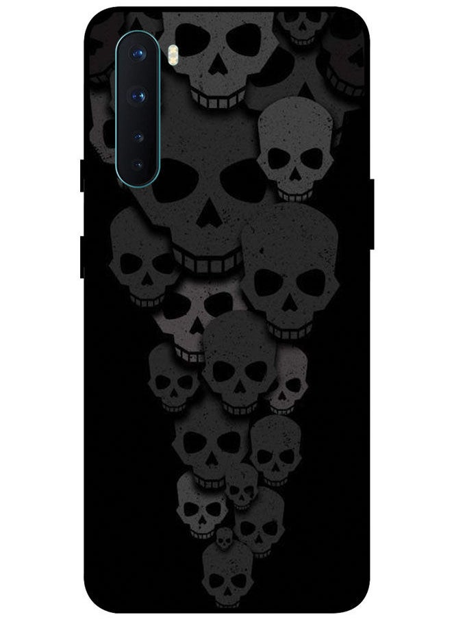 EYE CATCH - Protective Case Cover For OnePlus Nord Smart Series Printed Protective Case Cover for OnePlus Nord Skulls - Image 1