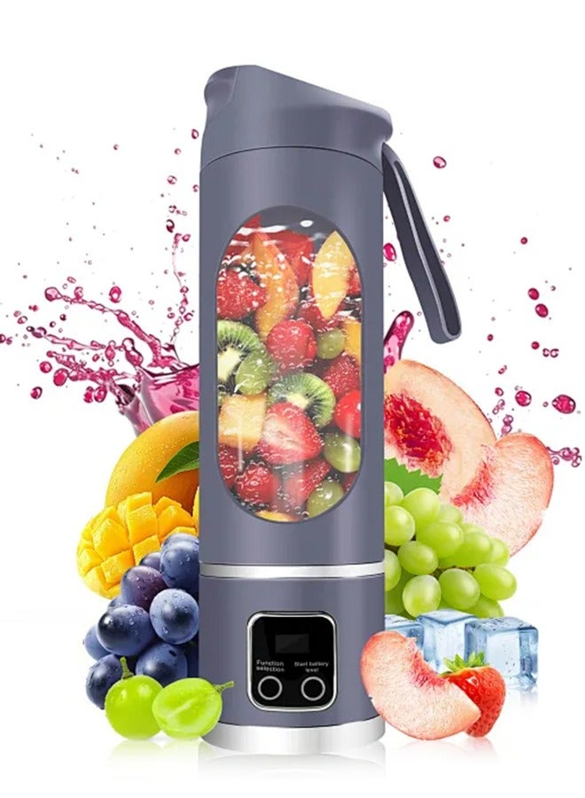 أبيكس خلاط محمول، خلاط شخصي هز وانزلاق، خلاط صغير قابل لإعادة الشحن،، مع غطاء سفر للمنزل/المطبخ/صالة الألعاب الرياضية ,الأبحاث المتعلقة ب محمول عصارة الفاكهة خلاط - Image 2