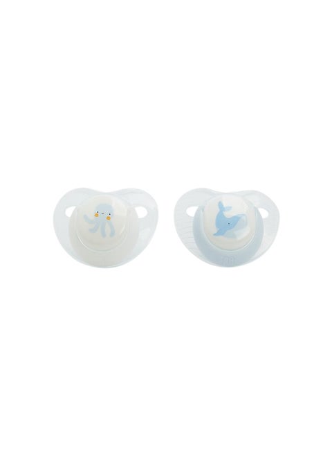 Pack Of 2 Soother, Silicone