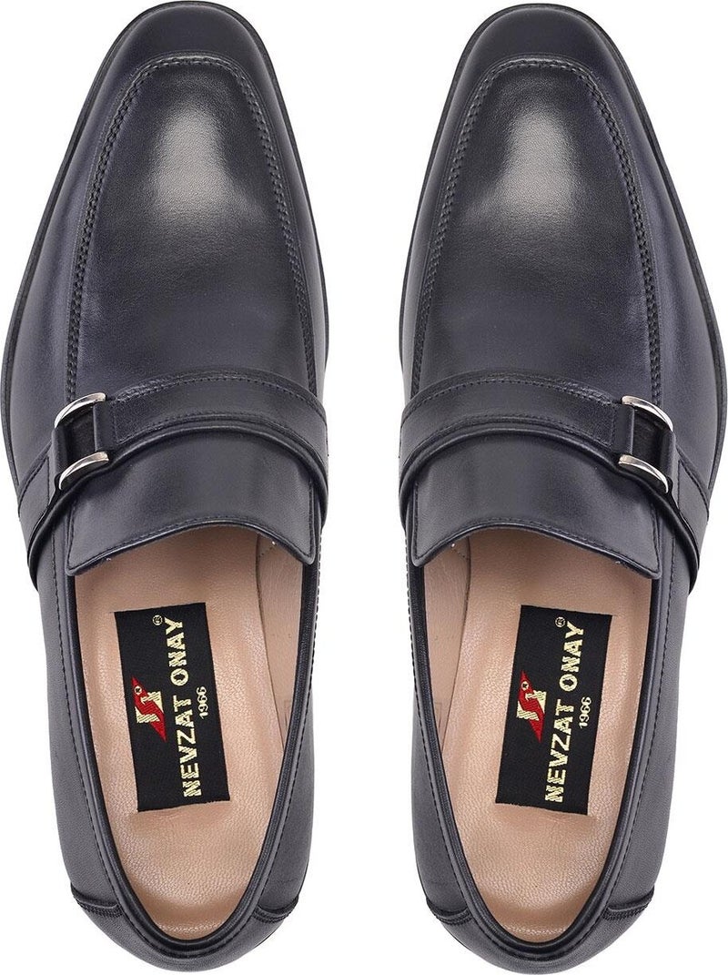 Nevzat Onay Black Classic Loafer Men's Shoes -9048-  - Image 4