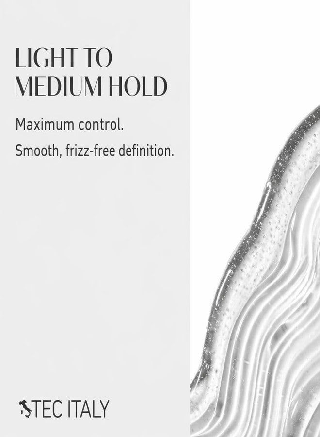 Tec Italy Curls Defining Gel for Curly Wavy Hair Anti Frizz Styling Gel Flexible Hold Adds Shine Long Lasting Definition Texture Control Lightweight Non Sticky Finish Daily Use 10.14 fl oz Size Care - Image 3