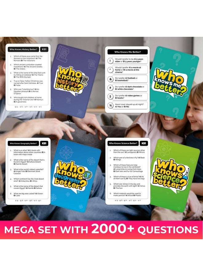 quokka كوكّا من يعرف أفضل؟ - مجموعة 4 في 1 - لعبة بطاقات عائلية للتريفيا | أسئلة تعليمية ممتعة للعائلات | مناسبة للأولاد والبنات - Image 3