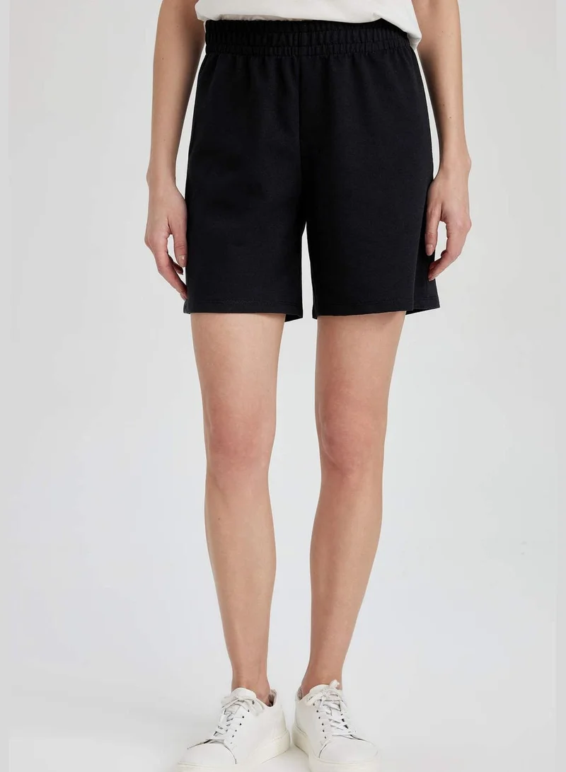 ديفاكتو Relaxed Fit Bermuda Shorts With Drawstring
