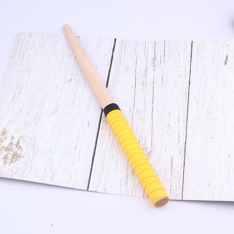 Generic Taiko Drumsticks Wood Jazz Sticks Anti-Slip Grip Yellow 