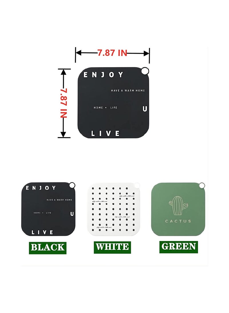 SYOSI 3 حزمة غطاء تصريف حوض الاستحمام - سدادة حوض استحمام سيلكون سادة تصريف مضادة للرائحة من جل السيليكا، سجادة إزالة رائحة المجاري لحمام حوض الاستحمام مطبخ غرفة الغسيل - Image 3