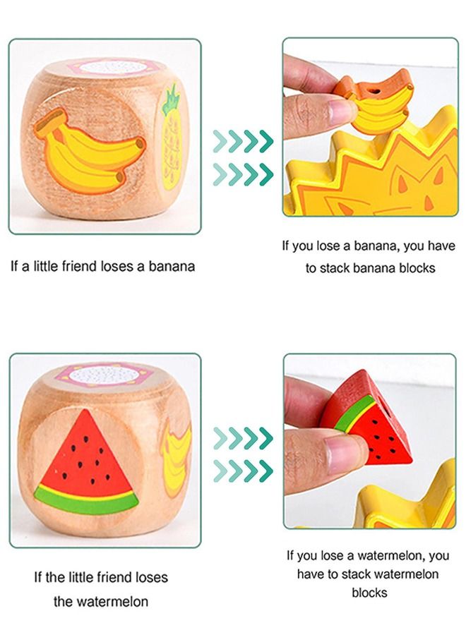 BAYBEE لعبة توازن القنفذ الخشبية 2 في 1 للأطفال، ألعاب بناء وتكديس مكعبات للأطفال، ألعاب ربط للأطفال، ألعاب تعليمية للأطفال من مونتيسوري لتدريب التوازن للأطفال من سن 3 سنوات فما فوق، الأولاد والبنات - Image 5