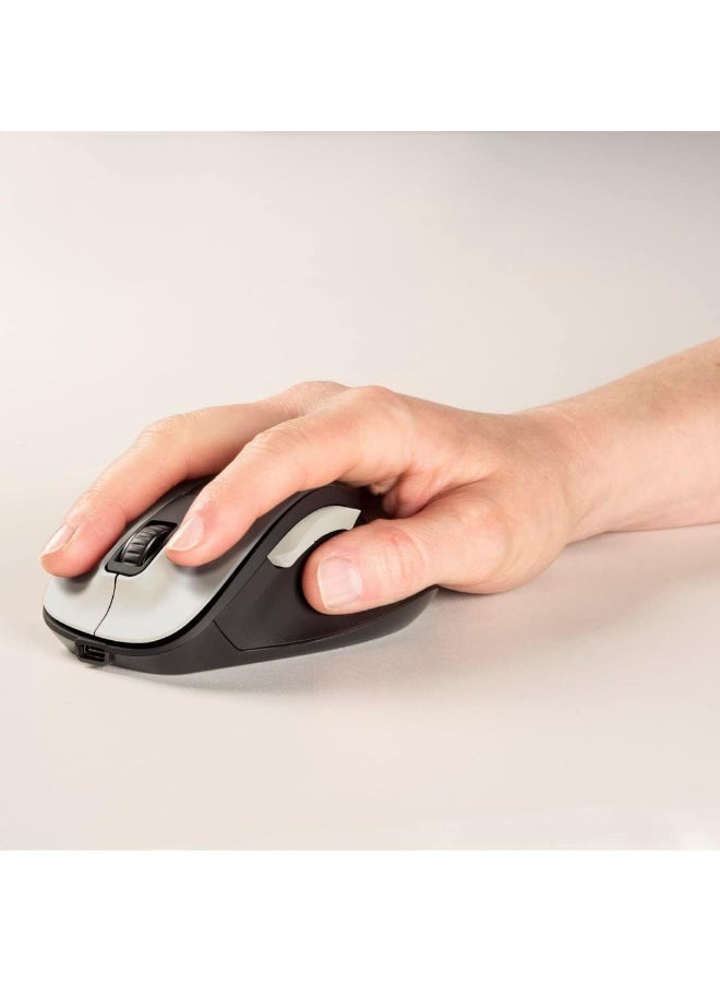 Hama | Ergonomic Mouse (Wireless Mouse, 6 Buttons, 2.4 GHz, BlueWave, 800/1200/1600 dpi, Optical, Wireless, Ergonomic Mouse for Laptop/PC, Battery, Right-Handed User), Beige - Image 3
