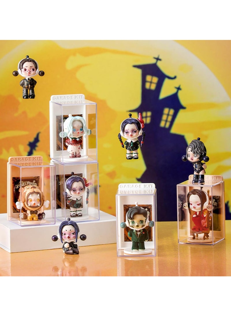 General - 6 Piece Figure Display Case, Clear Figure Display Case with ID Slot, Stackable Doll Display Stand for Pop Mart LEGO Collectibles Action Figures - Image 1