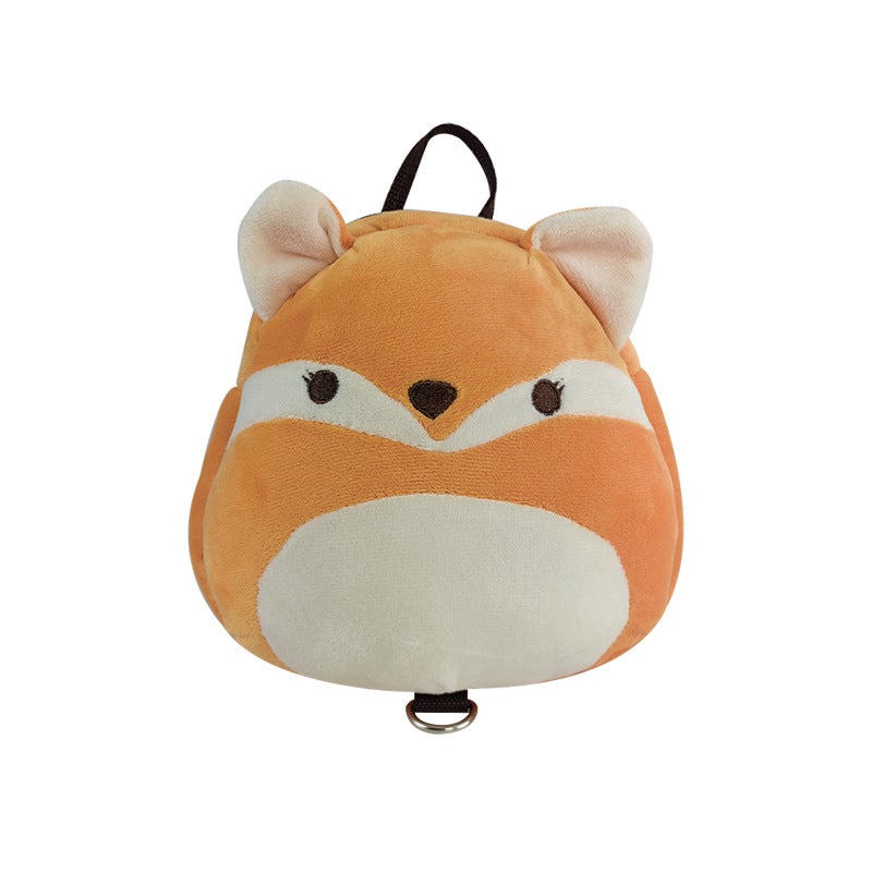 Cartoon Plush Girls' Cute Anti-Lost Bag Anti-Lost Bag Backpack Baby Kindergarten Schoolbag - Image 1