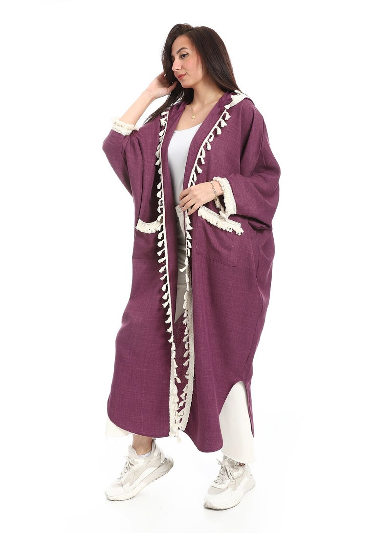 Coctail 1433-Kaftan-Purple - Image 2
