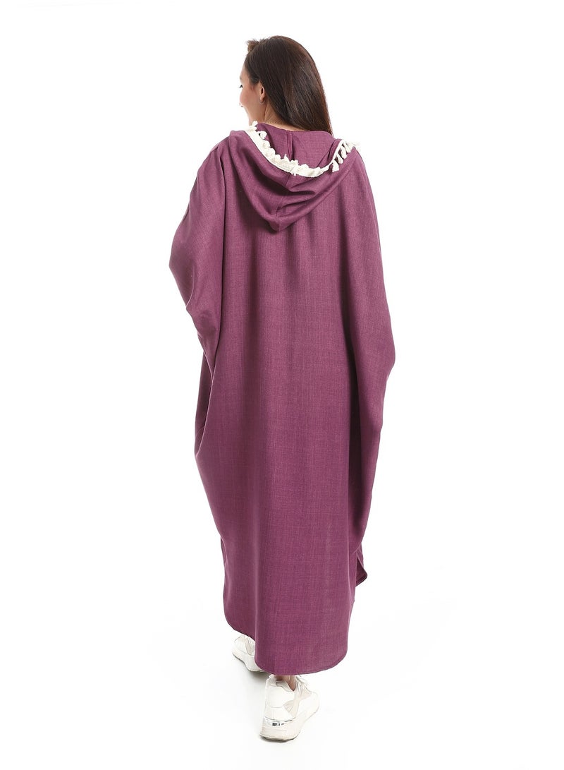 Coctail 1433-Kaftan-Purple - Image 3