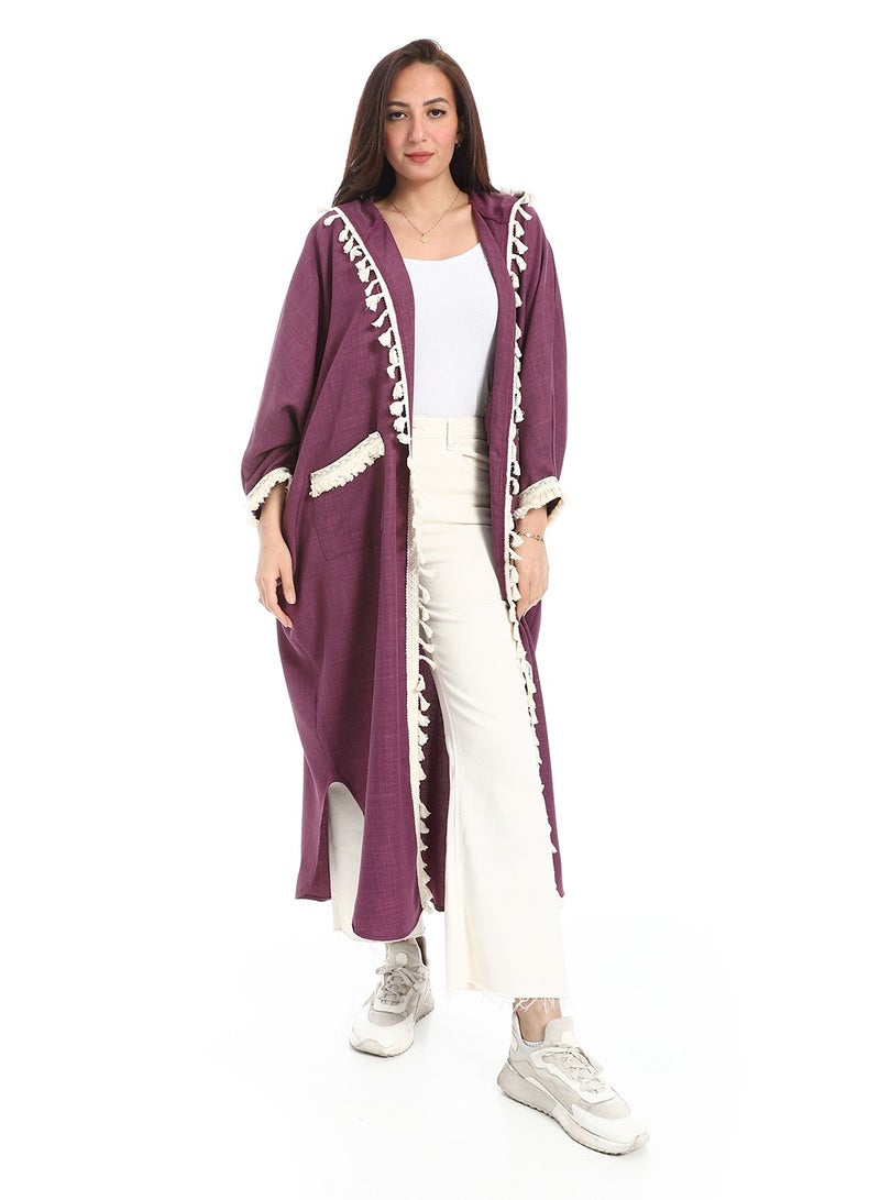 Coctail 1433-Kaftan-Purple - Image 1