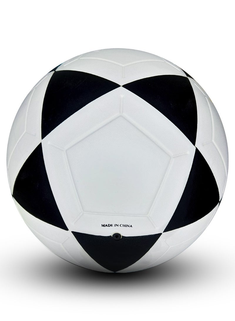 H PRO Pro Nfb Premium Football | Long-Lasting & Ideal For Outdoor Use | Size 5 | Black - Image 3