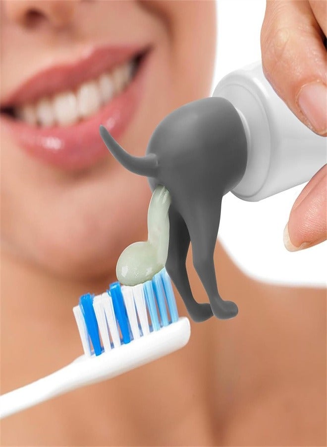 Silicone Dog Toothpaste Topper, Funny Toothpaste Dispenser, Creative Toothpaste Topper, Toothpaste Cover Bathroom Accessories Toothpaste Dispenser for Kids and Adults Home Travel Daily Life  - Image 3