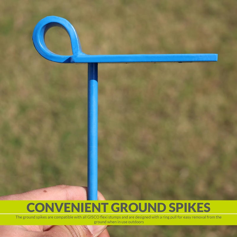 GISCO عمود كريكيت فليكسي مفرد - بالحجم الكامل، مثالي للتدريب، الرمي وتمارين الميدان | عمود كريكيت أصفر متين - Image 5