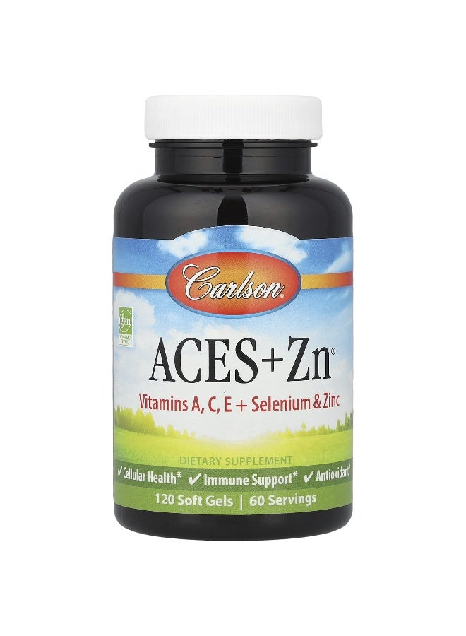 Carlson, Aces + Zn®, 120 Soft Gels (Packaging may vary) - Image 1