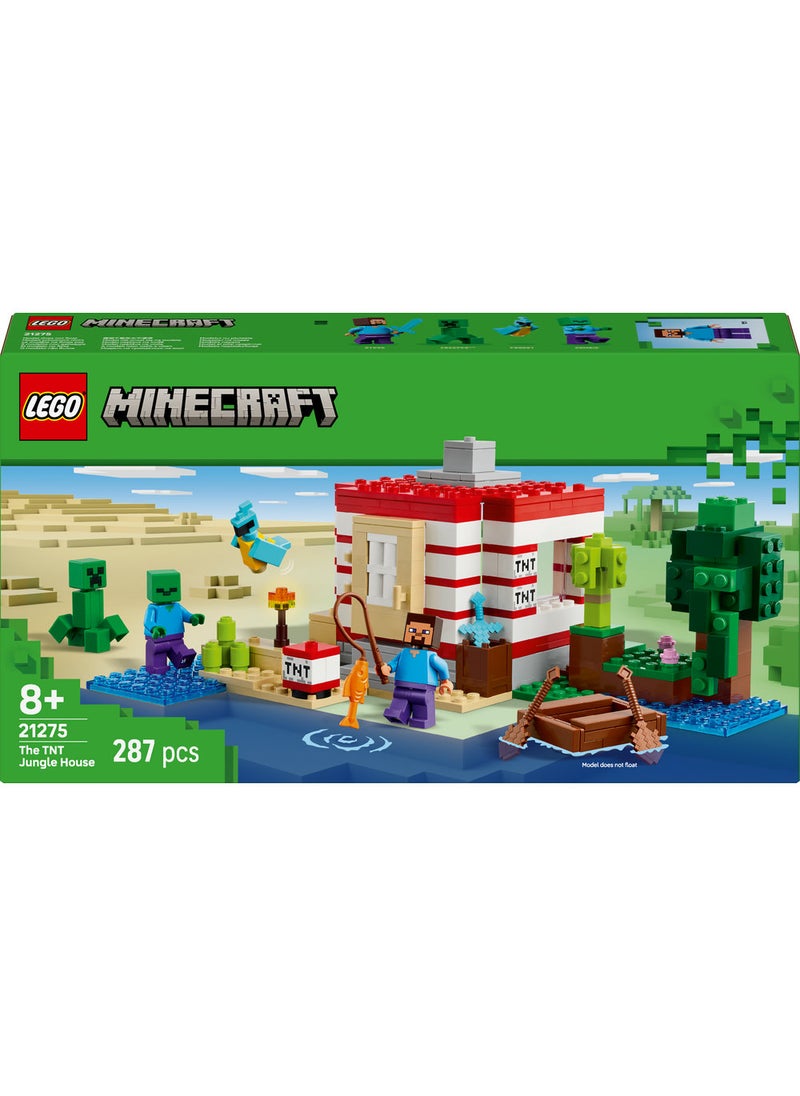 LEGO Minecraft The Tnt Jungle House 21275 (287) Pieces  - Image 2