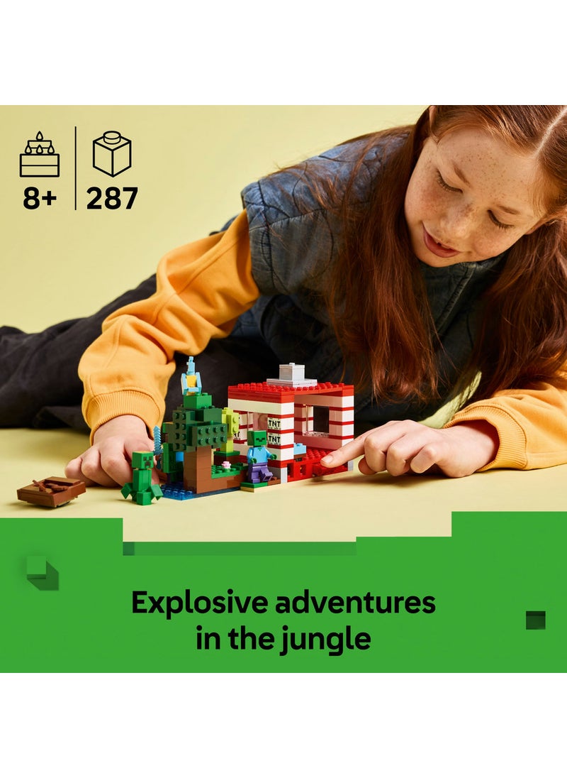 LEGO Minecraft The Tnt Jungle House 21275 (287) Pieces  - Image 3