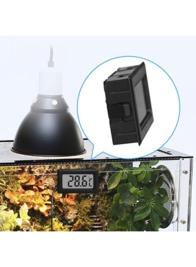 ECVV 3pcs Digital LCD Thermometer Temperature Monitor with External Probe for Fridge Freezer Refrigerator Aquarium - Image 3