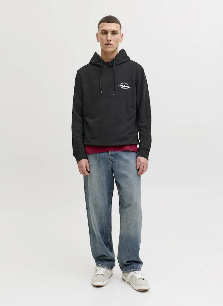JACK & JONES  Graphic Pullover Hoodie for Men | Best Price UAE