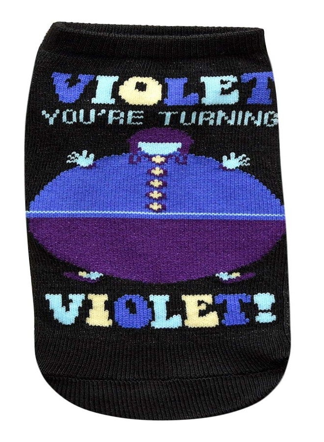 Hyp Willy Wonka and The Chocolate Factory Juniors/Womens 5 Pack Ankle Socks - Image 4