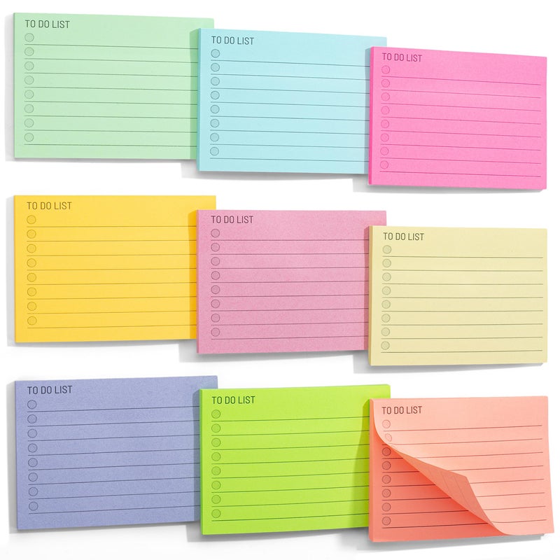 Mr. Pen Mr Pen to Do List Sticky Notes 3x4 9 Pads 360 Sheets Lined Checklist Sticky Pads with Smooth Writing Easy PeelOff Thick Paper for Planning Office School Daily Tasks - Image 2