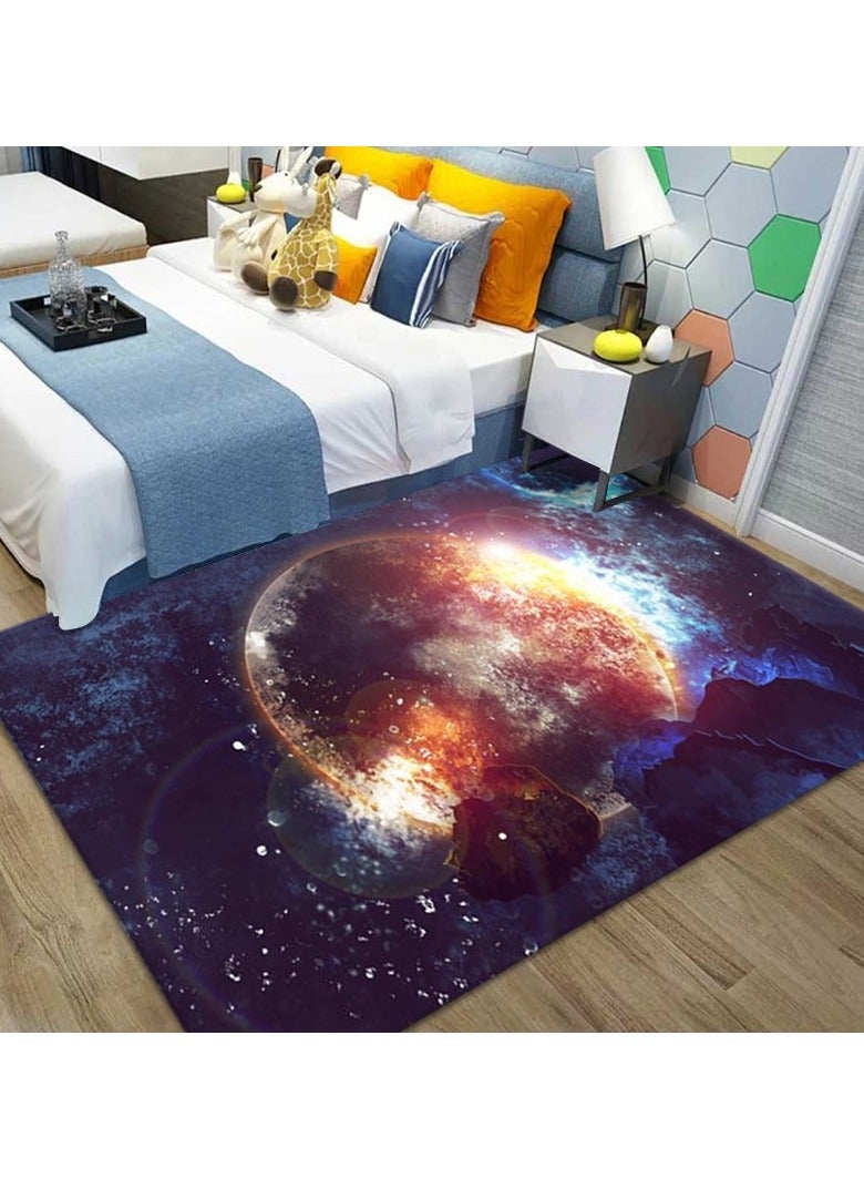 Loquat Squality Soft And Comfortable Starry Space Fantasy Carpet