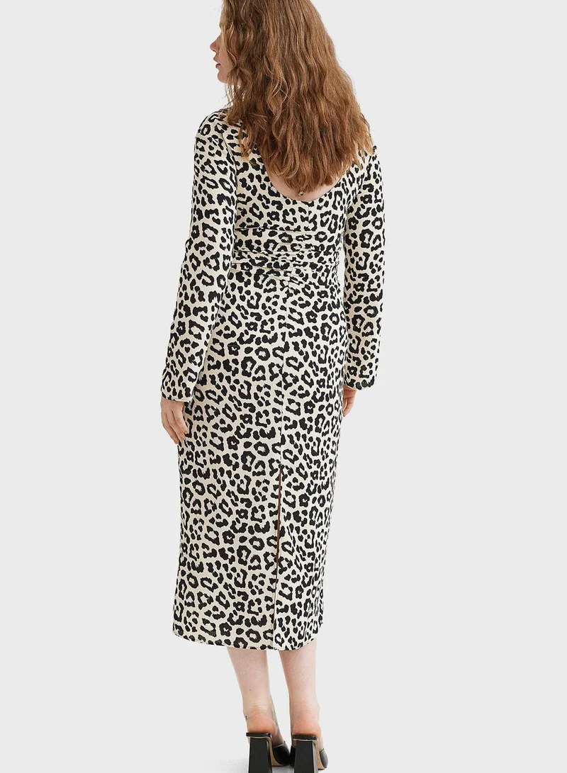 H&M Leopard Print Dress