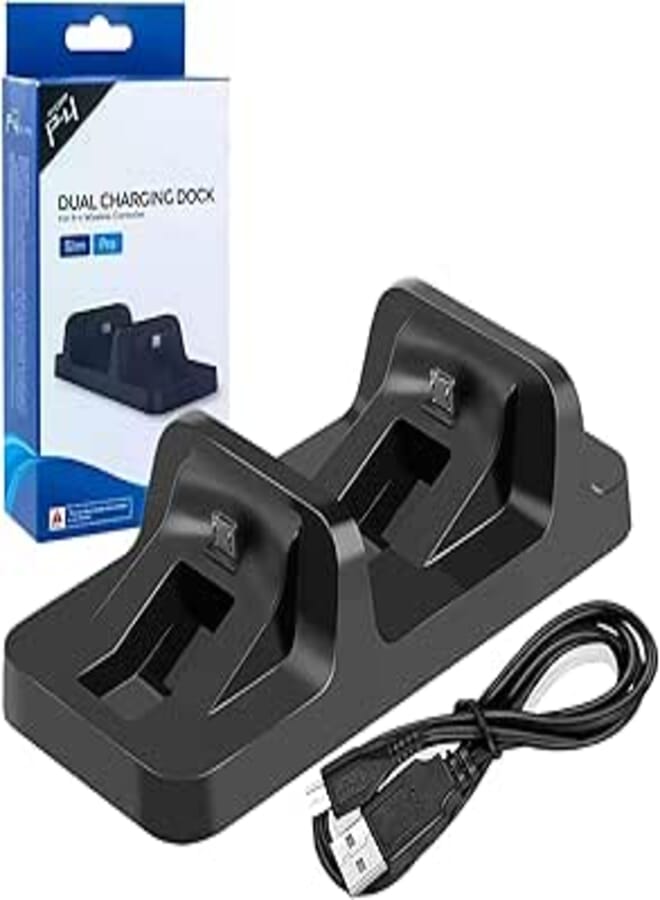 Kailisen PS4 Controller Charger Dual Charging Station Dock for Playstation 4 DualShock Wireless Controllers(PS4, PS4 Pro, PS4 Slim)