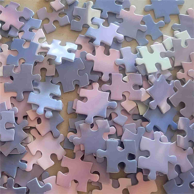 HAKZEON 35 Sets 120 Pcs White Blank Sublimation Jigsaw Puzzles 8 x 11 Inch Heat Press Transfer Custom Puzzle Pieces for DIY Projects  Make Your Own Puzzles for Weddings Decoration  Families Activities - Image 5