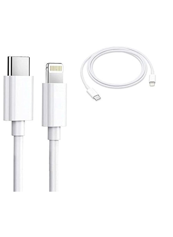 Generic - 1 Meter USB-C to Lightning Cable, Fast PD Charging and High-Speed Sync Compatible with iPhone X/XS/XR/XS Max/8/8 Plus, iPad Pro 2017, and More - Image 1