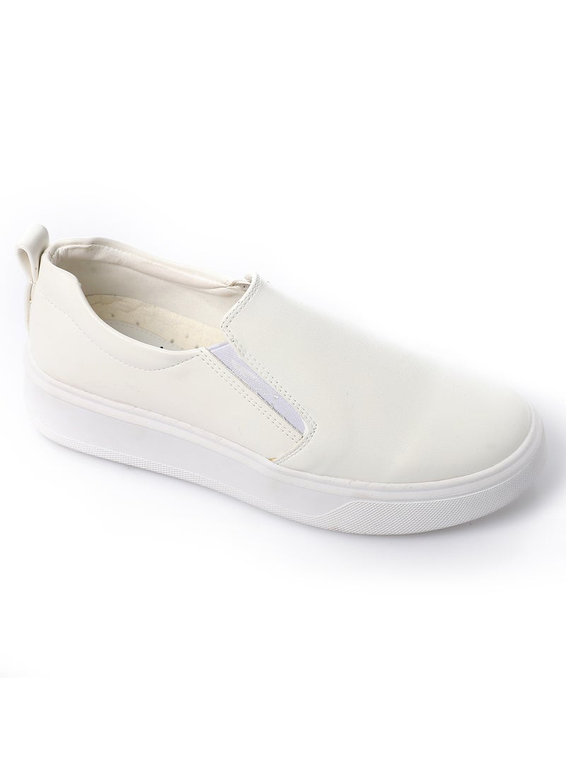 Mr.joe Flat Slip On Women Espadrilles For Women White 3891  - Image 3