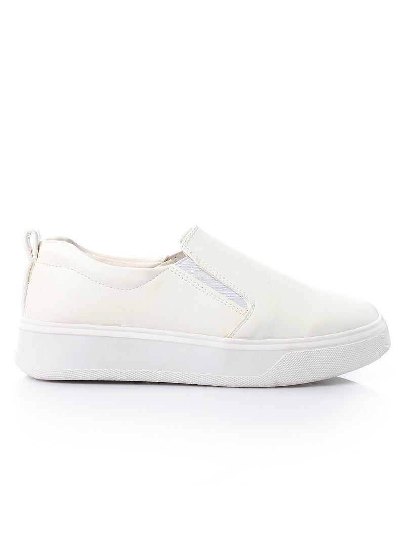 Mr.joe Flat Slip On Women Espadrilles For Women White 3891  - Image 4