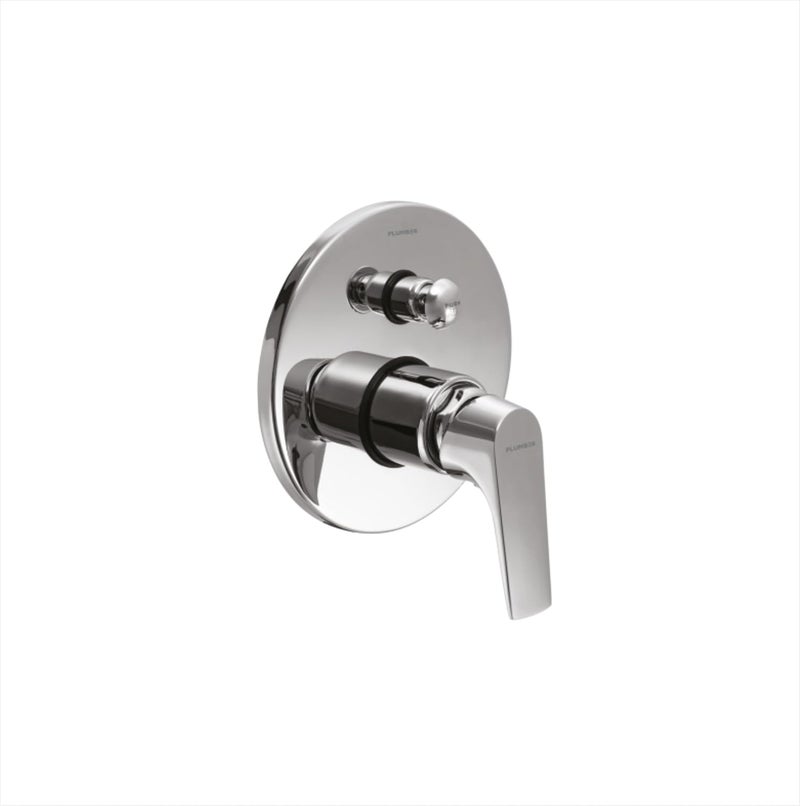 Plumber Bathware Poem A HighFlow Diverter and Body for Bathroom Faucets with a Polished Chrome Finish