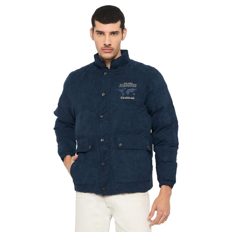 Duke Stardust Men Full Sleeve Jacket (SDZ3176_Denim_M) - Image 5