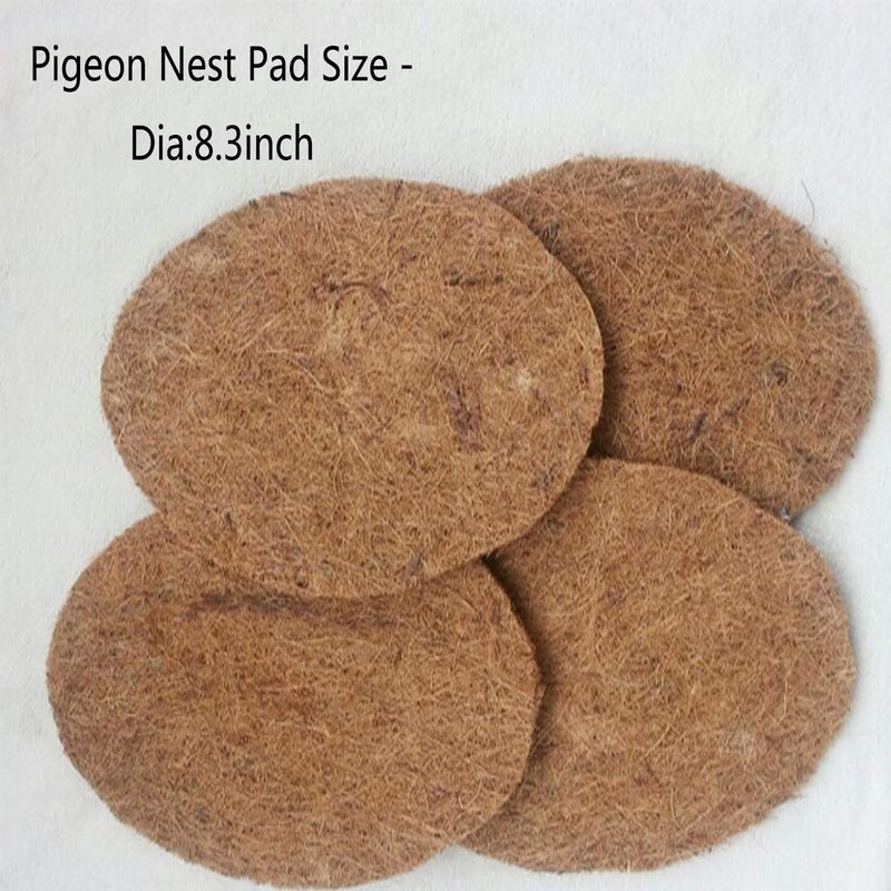 Ecjiuyi 10Pcs Pigeon Nest Pads,Racing Pigeon Loft Supplies,Coconut Fiber Bird Breeding Egg Nests Bowls Mat for Finch Chicken - Image 2