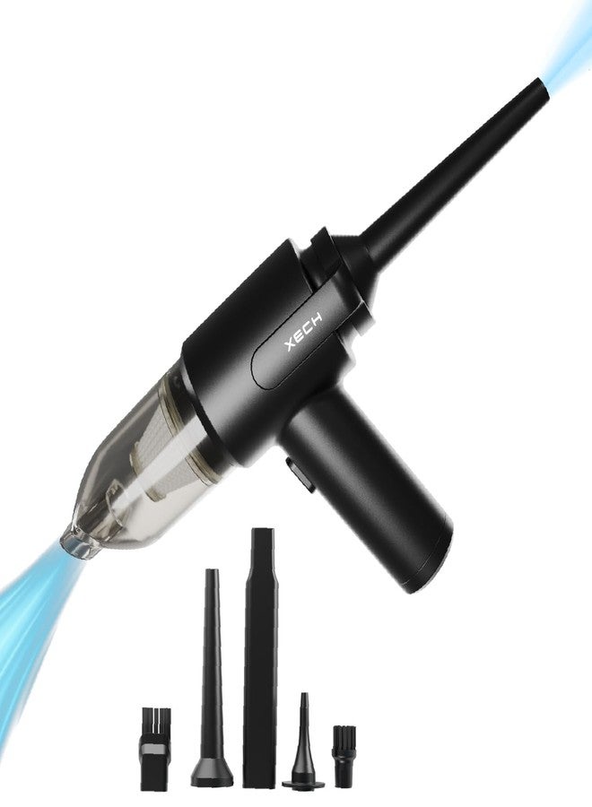 Xech Vacuum Cleaner with Blower & Inflator | Cordless Vacuum Cleaner for Home Use | 2 in 1 Car Vacuum with Air Duster | Portable Sofa Vacuums | Rechargeable 9000pa (V-Gun PRO) - Image 1