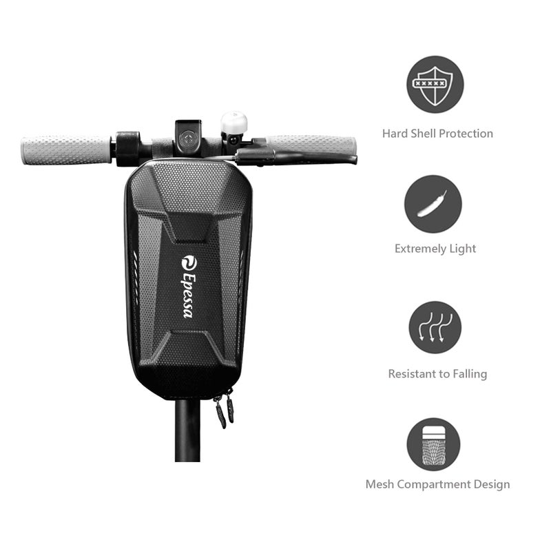 Epessa Epessa Universal Scooter Bag, Waterproof Scooter Storage Bag, Electric Scooter Handlebar Bag for Carrying Charger Tools Repair Tools/Large Capacity/Portable (3L)  - Image 2