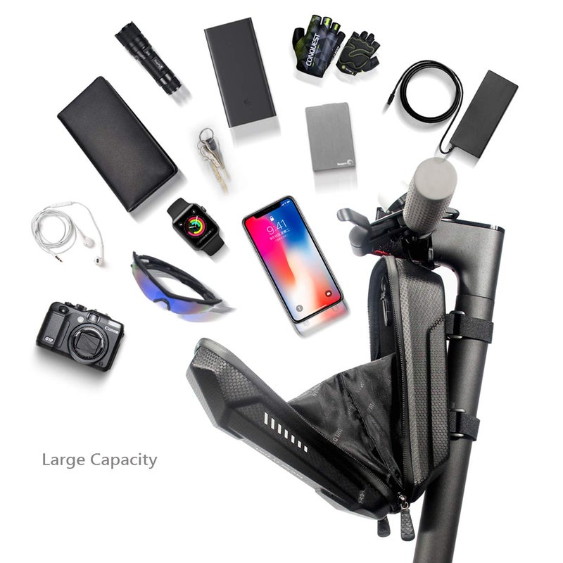 Epessa Epessa Universal Scooter Bag, Waterproof Scooter Storage Bag, Electric Scooter Handlebar Bag for Carrying Charger Tools Repair Tools/Large Capacity/Portable (3L)  - Image 5