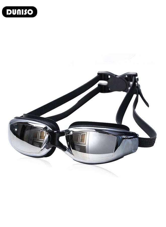 DUNISO Professional Swimming Goggles, Mirrored Swim Goggles No Leaking with UV Protection, A pair of anti-fog goggles with high-definition electroplating, Swim Goggles for Adult  - Image 5