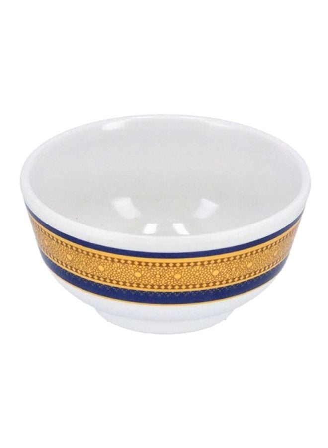 DELCASA Melamine Printed Bowl White/Yellow/Black 3.5inch - Image 2