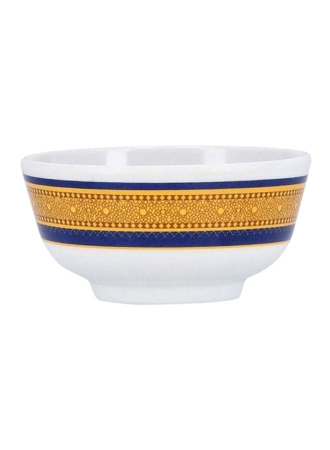 DELCASA Melamine Printed Bowl White/Yellow/Black 3.5inch - Image 1