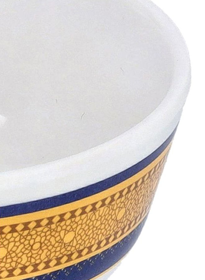 DELCASA Melamine Printed Bowl White/Yellow/Black 3.5inch - Image 4