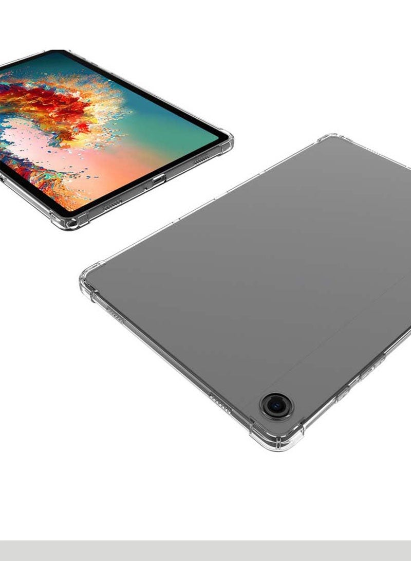 عام غطاء شفاف متوافق مع سامسونج جالاكسي تاب A11، حماية بوسائد هوائية فائق النحافة وواضح عالي الوضوح، غلاف واقي ناعم من TPU مقاوم للصدمات. - Image 3