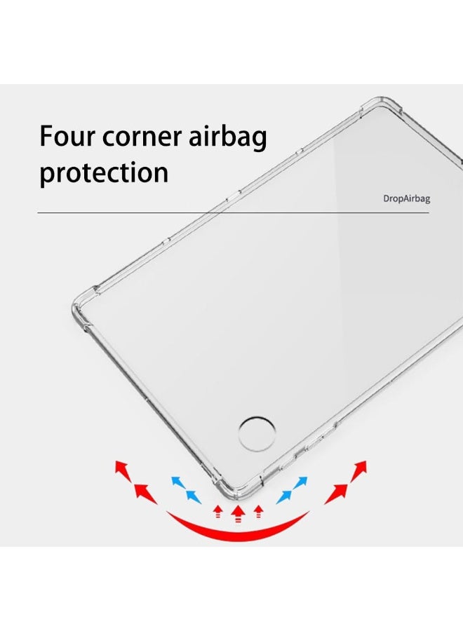عام غطاء شفاف متوافق مع سامسونج جالاكسي تاب A11، حماية بوسائد هوائية فائق النحافة وواضح عالي الوضوح، غلاف واقي ناعم من TPU مقاوم للصدمات. - Image 5