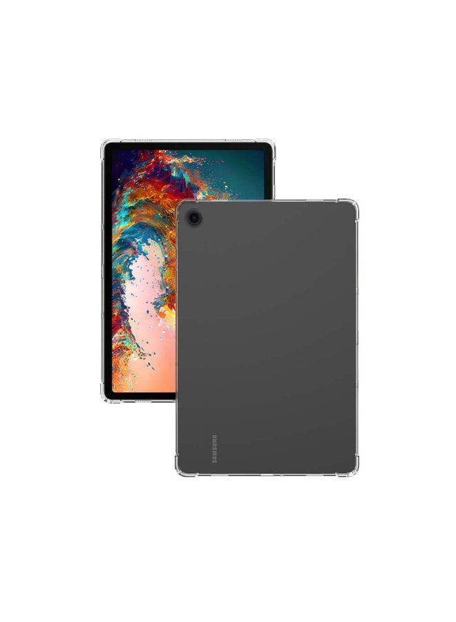 عام غطاء شفاف متوافق مع سامسونج جالاكسي تاب A11، حماية بوسائد هوائية فائق النحافة وواضح عالي الوضوح، غلاف واقي ناعم من TPU مقاوم للصدمات. - Image 4