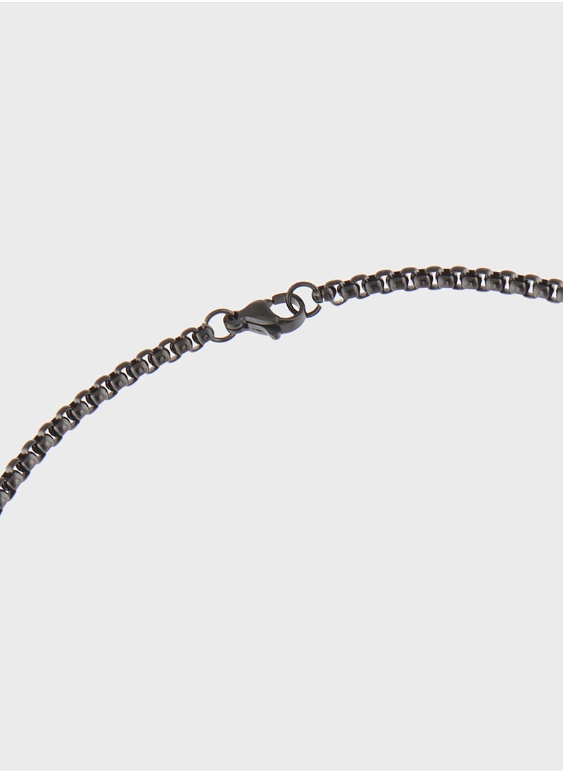 Robert Wood Pendant Chain Necklace  - Image 3