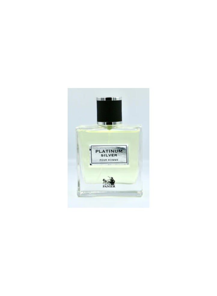 Panier Platinum Silver Pour Homme Eau de Parfum 100ml - Image 1
