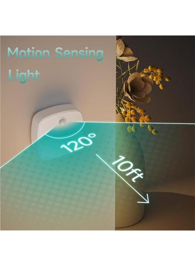 هوكور مصابيح LED ليلية بمستشعر حركة من لوك روزي، مصابيح سلالم كهربائية، مصابيح اضاءة تعمل بالبطارية تحت الخزانة، عبوة من 3 قطع - Image 4