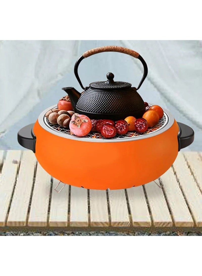 Barbecue Grill Tabletop Outdoor Grill,Fireplace,Mini Camping BBQ Grill,for Party,Outdoor,Backpacking,Backyard - Image 4